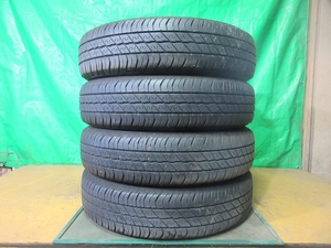 16インチ夏用 ブリヂストンタイヤ BRIDGESTONE DUELER H/T684 175/80R16 4本 №4679上 中古ラジアルノーマルサマータイヤ夏タイヤ 60％残溝