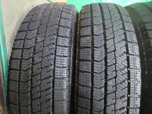 2021年製 ブリヂストンタイヤ ブリザック BRIDGESTONE BLIZZAKVRX2 155/65R14 4本 No.4737上 スタッドレス 冬タイヤ 70％残溝 軽自動車等_画像2