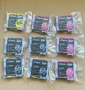 送料無料★EPSON★純正 エプソン PX-7V用インクカートリッジICM66 ICY66 ICBK66 ICR66 ICMB66 9点★M39