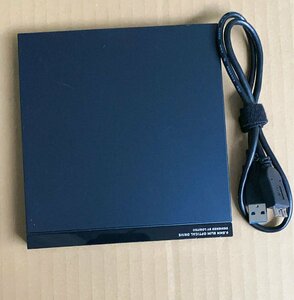 送料無料★ロジテック Logitec DVDドライブ LDR-PUE8U3VBK USB接続※再生動作確認済み★中古品★ZA29