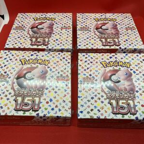 【BOX未開封】【シュリンク付き】【4BOXセット】 151 ポケモンカードゲーム 4ボックスの画像2