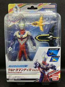 【未開封】ウルトラアクションフィギュア ウルトラマンティガ マルチタイプ ガッツウイングセット バンダイ 