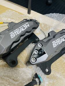 STEALTH NEW K-CAR】 キャリパーキット HONDA JF3/JF4 NBOX専用 2WD 6POT車検用書類付 PCD100-4H ファイナルコネクション ステルス 