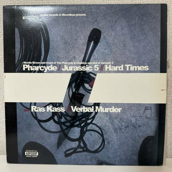 The Pharcyde & Jurassic 5 / Ras Kass Hard Times / Verbal Murder 12インチ レコード AVA 10104 ファーサイド ジュラシック
