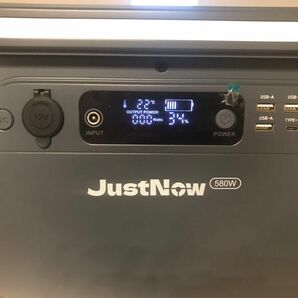 JustNow ポータブル電源 580W 345.6Wh ポータブル電源