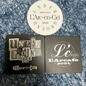 L'Arc〜en〜Ciel ラルカフェ 2024 コースター 3種類 ラルク ARENA TOUR UNDERGROUND