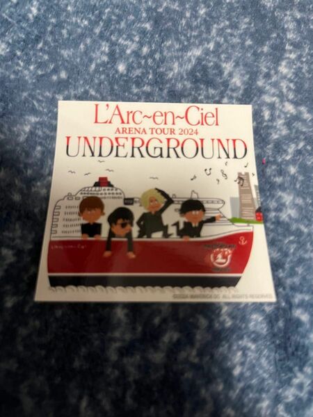 L'Arc〜en〜Ciel ARENA TOUR 2024 UNDERGROUND ステッカー 横浜アリーナ 限定 ラルク