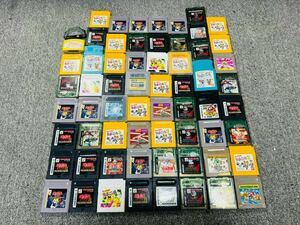 【1円スタートゲームボーイ colorカセット64個大量まとめ】動作未確認ジャンクゲームソフト ゲームボーイカセットソフト 任天堂 Nintendo