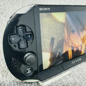 【psvitaすぐ遊べるセット動作確認済みソフト10本まとめ】★美品★pch-2000ブラック 付属品一式★初期化済み SONY ソニー 1円Vita 中古品の画像5