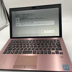 【ジャンク品】VAIO SONY VJS112C11N 8世代 Core i5 BIOS起動可 OS無し 