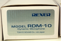 h545◇REXER《レクサー RDM-10 ダイナミックマイクロフォン 未使用品 4個セット》_画像3