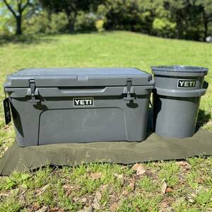 [ продается в комплекте ] YETIieti cooler-box Tundra 65 уголь load наружный ведро 