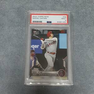 ★TOPPS　プロ野球カード　大谷翔平　2022　No,58　PSA9 MINT 鑑定品