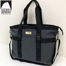 即決新品 SIERRA DESIGNS 2way トートバッグ ショルダーバッグ グレー 男女兼用 送料無料 シエラデザインズ_画像1