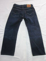 送料無料!!　濃紺　Levi's　リーバイス　503　503　USED加工　ジッパーフライ　デニム　ジーンズ　革パッチ　インディゴ　30　W約75CM_画像4