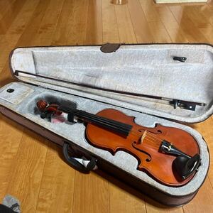 1円〜Luigiani/バイオリン LV-20 弦楽器 弓 ヴァイオリン ケース付き 中古
