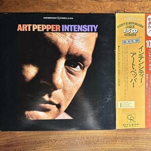 【国内盤/CONTEMPORARY】ART PEPPER アート・ペッパー ◇ INTENSITY/ LAX 3036 の画像1