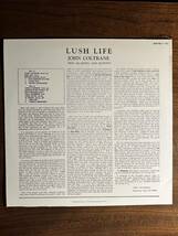 【US盤PRESTIGE】JOHN COLTRANE ジョン・コルトレーン ◇ LUSH LIFE / OJC再発P-7188 _画像2