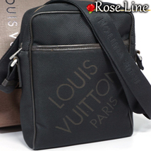 【良好品】Louis Vuitton ダミエジェアン シタダンNM ショルダーバッグ 鞄 ノワール 黒 ブラック DAMIERGEANT メンズ レディース M93223_画像1