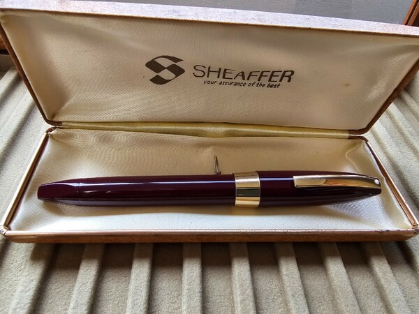 シェーファー 万年筆 SHEAFFER PFM 14K 名入 昭和レトロ 激レア！ 