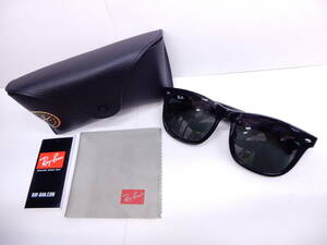 ブランド祭 Ray・Ban レイバン サングラス RB426D 専用ケース付き ブラック メンズ メガネ 紫外線 使用品 自宅保管品