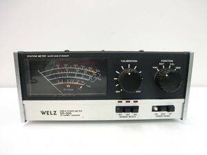 ハローCQ祭 ウェルツ SWR&パワーメーター SP-300 パワー計 SWR RF WATTMETER 1.8MHz-500MHz WELZ POWER METER アマチュア無線機 ジャンク