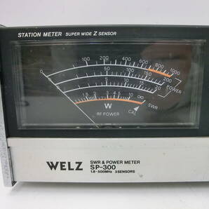 ハローCQ祭 ウェルツ SWR&パワーメーター SP-300 パワー計 SWR RF WATTMETER 1.8MHz-500MHz WELZ POWER METER アマチュア無線機 ジャンクの画像2