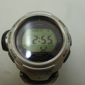 ブランド祭 時計祭 CASIO カシオ プロトレック PRW-500TJ 腕時計 稼働品 長期保管品 ソーラー デジタル PROTREKの画像2