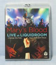 Mary's Blood 中古Blu-ray 『LIVE at LIQUIDROOM ~Change the Fate Tour 2016-2017 Final~』_画像1
