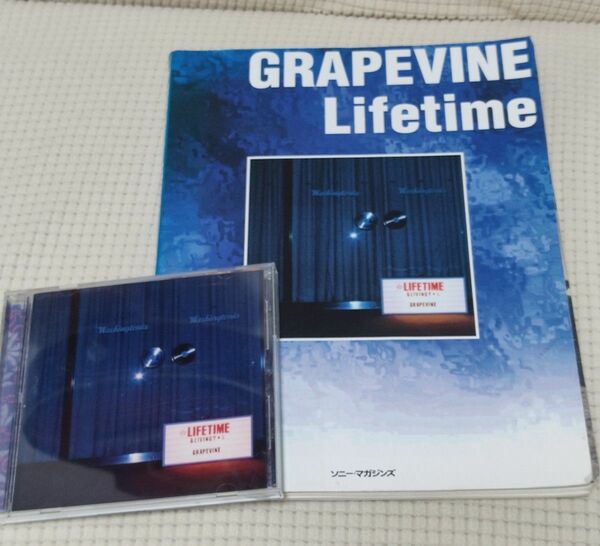 裁断済み CD付き バンドスコア GRAPEVINE グレイプバイン Lifetime ライフタイム