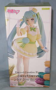 【定形外510円】初音ミクフィギュア Exc∞d Creative Figure SweetSweets-シトロンマカロンver.- 新品未開封品