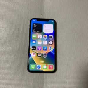 送料無料 美品 SIMフリー iPhoneX 64GB スペースグレー バッテリー最大容量100% SIMロック解除済