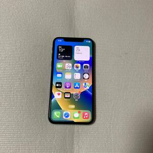 送料無料 SIMフリー iPhoneX 64GB スペースグレー バッテリー最大容量100% SIMロック解除済 中古品