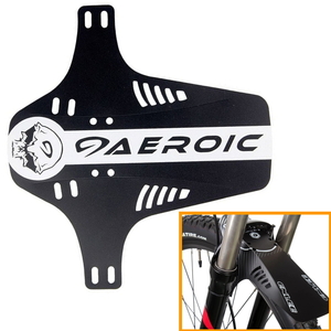 P C black bicycle mudguard rom and rear (before and after) common use clamping band . installation easy freely . place . installation strong light weight mudguard cycle fender front rear all-purpose 