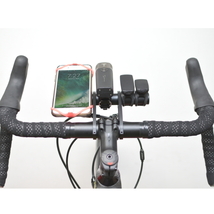 自転車ハンドルバーエクステンション サイクルコンピューターやスマホホルダーやライトの固定に延長ブラケット ブラック ハンドルバー拡張_画像9