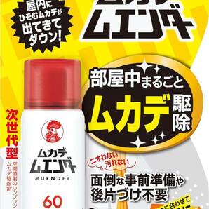 ムカデムエンダー 60プッシュ 害虫駆除 殺虫剤 スプレー ワンプッシュ 室内 部屋 殺虫の画像1