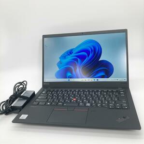 【良品】高性能 Lenovo Think Pad X1 Carbon Gen 8 2020年製 Core i7 10510U 1.8GHz 16GB Intel(R) UHD Graphics SSD 512GB 14インチの画像9