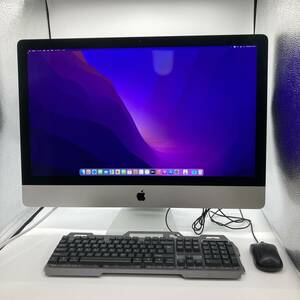 良品 Apple iMac Retina 5K 27インチ 2019 Core i9-9900K 3.6GHz 64GB 1TB (APPLE SSD) Radeon Pro Vega 48 5120x2880 macOS Monterey