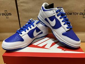 送料無料 NIKE DUNK LOW RETRO RACER BLUE/WHITE US10 28.0cm ナイキ ダンクローレトロ レーサーブルー×白 DD1391-401 送料込み