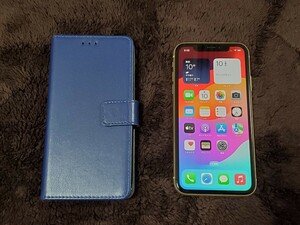 バッテリー93％★美品★送料込★ドコモ iPhone XR 64GB イエロー★SIMフリー★ケースおまけ