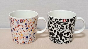 Iittala Mug Cup Cup Helmethist Cheetah Black 2 штуки