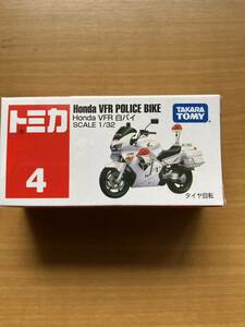 ●トミカ 4 ●ホンダ VFR 白バイ●HONDA　VRF　POLICE　BIKE●