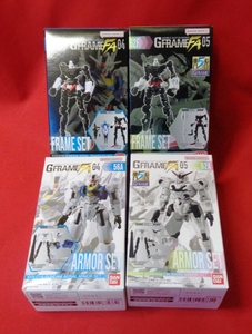 ジーフレ★簡易梱包定形外510円☆ 機動戦士ガンダム Gフレーム FA04 ガンダムエアリアル ＆ FA05 キャリバーン アーマー＆フレームセット