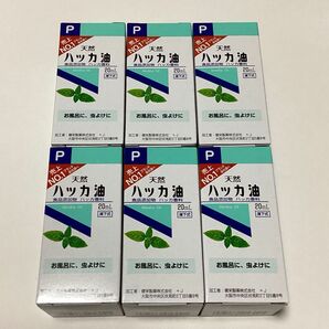 健栄　天然ハッカ油　20ml × 6個