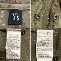 Y's ワイズ 総レース 穴あき加工 変形 半袖 ワンピース カーキ 2サイズ Yohji Yamamoto ヨウジヤマモト ドレス archive 4020361_画像5