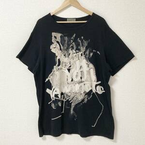 Yohji Yamamoto pour homme オーバーサイズ 半袖 Tシャツ 黒 3サイズ ヨウジヤマモトプールオム カットソー BIG Tee archive 3120113