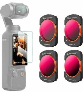 DJI OSMO Pocket 3用磁気式フィルター PLフィルター