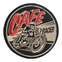 M-9【 アイロンワッペン 】 刺繍ワッペン アップリケ リメイク BIKE バイク カフェ Cafe patch パッチ アイロンワッペン オートバイ_画像1