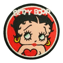 A-100【 アイロンワッペン 】 刺繍ワッペン アップリケ リメイク ベティちゃん ベティ Betty Boop ベティーブープ アイロンワッペン_画像1