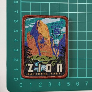 N-2【 縫い付けワッペン 】 刺繍ワッペン アップリケ リメイク Nationalpark 自然公園 岩肌 自然 アウトドア patch パッチの画像2